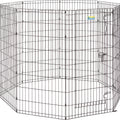 CONTOUR EXERCISE PEN W/DOOR 48 IN BLACK