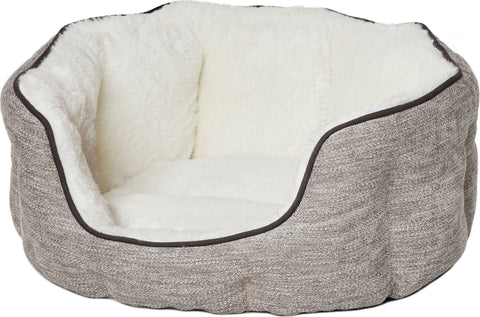 QUIET TIME TULIP PET BED FUR XS TAUPE