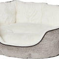 QUIET TIME TULIP PET BED FUR MD TAUPE
