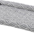 QUIET TIME DELUXE WAVE PET BED 36 IN GRAY