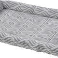 QUIET TIME DELUXE WAVE PET BED 42 IN GRAY