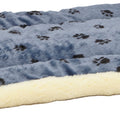 REVERSIBLE PET BED SPOTTED 42 IN GRAY