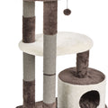 FELINE NUVO ALDEN CAT FURNITURE 21X31X40.5 IN BROWN/WHITE