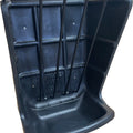 HEAVY DUTY POLY HAY AND GRAIN FEEDER  BLACK