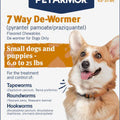 PETARMOR 7 WAY DE-WORMER CHEWABLE DOG 6-25 LB-2 CT