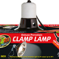 DELUXE PORCELAIN CLAMP LAMP 8.5 IN-150 WATT BLACK