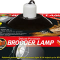 DELUXE PORCELAIN CLAMP LAMP 10 IN-250 WATT BLACK