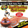 REPTI BASKING SPOT LAMP 75 WATT-2 PK