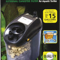 TURTLECLEAN EXTERNAL CANISTER FILTER 15 GAL