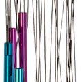 SYMPHONY WIND CHIME W/14 ALUMINUM TUBES 25 IN RAINBOW