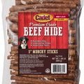 CADET GOURMET MUNCHY RAWHIDE STICKS 5 IN-100 PK BEEF