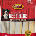 CADET RETRIEVER RAWHIDE ROLLS 20 PK-6 LB NATURAL