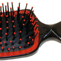 CURVED HANDLE MANE & TAIL BRUSH 9 IN RED