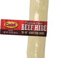 CADET GOURMET KNOTTED RAWHIDE BONE 15-19 IN NATURAL