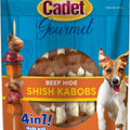 CADET GOURMET TRIPLE FLAVORED SHISH KABOBS 4 OZ CHICKEN/DUCK/SW
