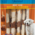 CADET GOURMET BEEF HIDE SHISH KABOBS 4 IN 1 XL- 8 PK CHICKEN/LIVER/S