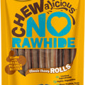 CADET CHEWALICIOUS RAWHIDE-FREE ROLLS 10 PK PEANUT BUTTER