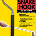 DELUXE COLLAPSIBLE SNAKE HOOK 7.25-26 IN BLACK