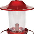 PANORAMA PLASTIC BIRD FEEDER 2 LB CAP RED