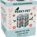 PERKY-PET HUMMINGBIRD NECTAR READY TO USE 16 OZ-4 PK CLEAR