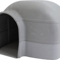 HUSKY DOG HOUSE UP TO 90 LB GRAY