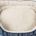 PETMATE STRIPE CUDDLER BED 21X25 ASSORTED