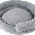 PETMATE DOUBLE BOLSTER SHERPA COUCH BED 32IN ASSORTED