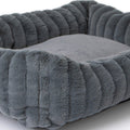 PETMATE LAVENDER PLUSH CUDDLER BED 26X22 ASSORTED