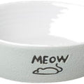 SPOT NANTUCKET MEOW DISH 5 IN GRAY