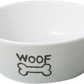 SPOT NANTUCKET WOOF DISH 7 IN GRAY