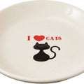 SPOT I LOVE CATS STONEWARE CAT SAUCER 5 IN