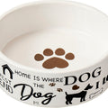 SPOT I LOVE DOGS STONEWARE DOG DISH 5 IN