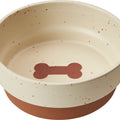SPOT SEDONA DOG DISH 5 IN BROWN