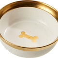 SPOT MALIBU DOG DISH 7 IN GOLD