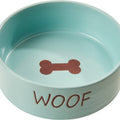 SPOT PORTOFINO DOG DISH 5 IN SKY BLUE