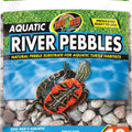 AQUATIC RIVER PEBBLES FOR AQUATIC TURTLE HABITAT 10 LB