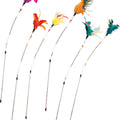 SPOT SPRING COIL TEASER WAND 26 IN-6 PC ASSORTED