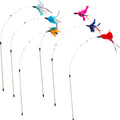 SPOT WIRE & BEADS TEASER WAND 30 IN-6 PC ASSORTED