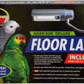 AVIAN SUN DELUXE FLOOR LAMP W/AVIAN SUN 73 IN-26 WATT SILVER