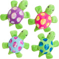 SPOT SHIMMER GLIMMER TURTLE W/CATNIP 4 IN ASSORTED
