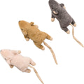 SPOT FLAT MOUSE FRANKIE W/CATNIP 5.5 IN ASSORTED