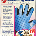 SPOT GROOMING GLOVE 9 IN BLUE