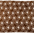 SPOT SNUGGLER PAWS/CIRCLE BLANKET 40X60 IN BROWN
