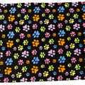 SPOT SNUGGLER RAINBOW PAW BLANKET 40X60 IN BLACK