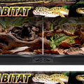 REPTIHABITAT DOUBLE DOOR TERRARIUM 32 GAL-36X18X12