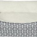 SLEEP ZONE TOSSED BONES BED 30 IN GRAY
