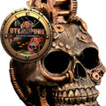 STEAMPUNK AQUARIUM ORNAMENT  SKULL