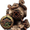 STEAMPUNK AQUARIUM ORNAMENT  OCTOPUS DIVER