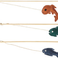 SPOT DURA-FUSE LEATHER FISH WAND ASST 12 IN ASSORTED