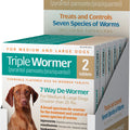 DURVET TRIPLE WORMER FOR MED & LRG DOGS > 25 LB-2 CT